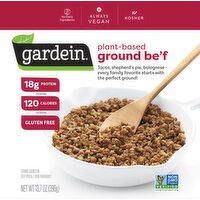 Gardein Vegan Frozen Gluten-Free Ultimate Plant-Based Ground Be'f Crumbles - 13.7 Ounce 