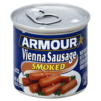 Armour Sausage, Vienna, Smoked - 4.6 Ounce 