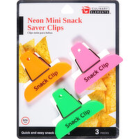 Culinary Elements Clips, Snack Saver, Neon Mini