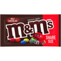 M&M's Chocolate Candies, Milk Chocolate, Share Size - 3.14 Ounce 