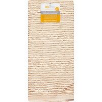 MUkitchen Dishtowel, Oatmeal, 100% Cotton Ridged Texture