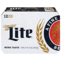 Miller Lite Beer, Pilsner - 12 Each 