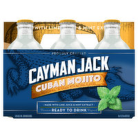 Cayman Jack Malt Beverage, Premium, Cuban Mojito - 6 Each 