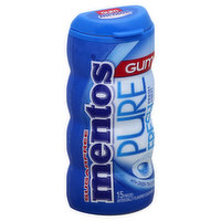 Mentos Gum, Fresh Mint, with Green Tea Extract - 15 Each 