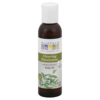 Aura Cacia Aromatherapy Body Oil, Clearing Eucalyptus - 4 Ounce