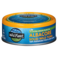 Wild Planet Tuna, Solid Wild, Albacore - 5 Ounce 