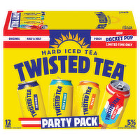 Twisted Tea Hard Iced Tea, Party Pack - 12 Each