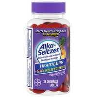 Alka-Seltzer Antacid, Tropical Punch, Chewable Tablets - 28 Each