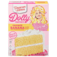 Duncan Hines Cake Mix, Dolly Parton's, Favorite Banana - 18 Ounce 