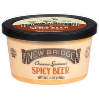 New Bridge Cheese Spread, Spicy Beer - 7 Ounce 