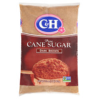 C&H Cane Sugar, Pure, Dark Brown - 32 Ounce 