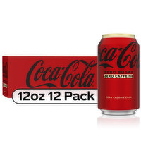 Coca-Cola Zero Sugar Caffeine-Free Soda Soft Drink - 12 Each 