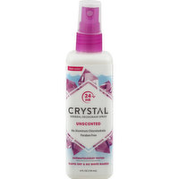 Crystal Deodorant, Mineral, Unscented, Spray - 4 Ounce 