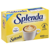 Splenda Sweetener, Zero Calorie, Packets - 200 Each