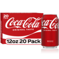 Coca-Cola Cola, Original Taste, 20 Pack - 20 Each 