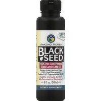 Amazing Herbs Black Cumin Seed Oil, 100% Pure Cold-Pressed, Premium