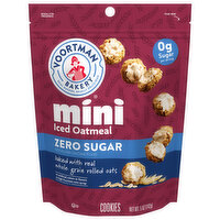 Voortman Bakery Cookies, Zero Sugar, Iced Oatmeal, Mini - 5 Ounce 