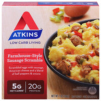 Atkins Sausage Scramble, Farmhouse-Style - 7 Ounce 