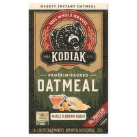 Kodiak Oatmeal, Maple & Brown Sugar, Protein-Packed - 6 Each 