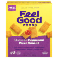 Feel Good Foods Snack Bites, Uncured Pepperoni - 7 Ounce 