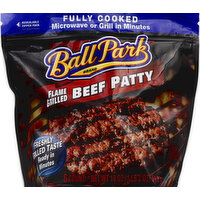 Ball Park Beef Patty, Flame Grilled