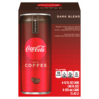Coca-Cola Cola, Dark Blend - 4 Each