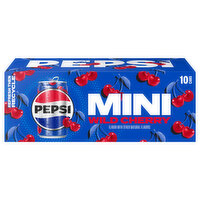 Pepsi Cola, Wild Cherry, Mini - 10 Each 