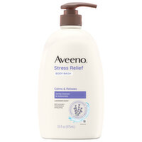 Aveeno Body Wash, Stress Relief, Lavender Scent - 33 Fluid ounce 