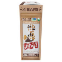 Perfect Bar Protein Bar, Dark Chocolate Chip Peanut Butter - 4 Each 