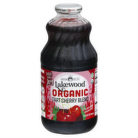 Lakewood 100% Juice, Organic, Tart Cherry Blend - 32 Ounce 