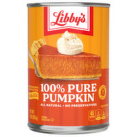 Libby's Pumpkin, 100% Pure - 15 Ounce 