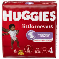 Huggies Diapers, Disney Baby, 4 (22-37lb) - 22 Each 
