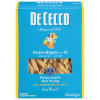 De Cecco Penne Rigate, No. 41, Slow Dried