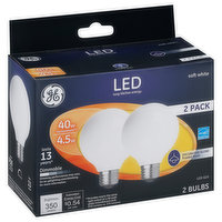 Ge Bulbs, LED, Soft White, 2 Pack - 2 Each 