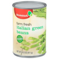 Brookshire's Green Beans, Farm Fresh, Italian