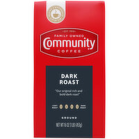 Community Coffee, Ground, Dark Roast