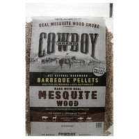 Cowboy Barbeque Pellets, Mesquite Wood - 20 Pound