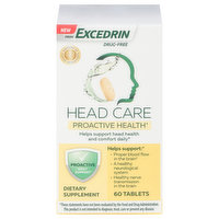 Excedrin Proactive Health, Head Care, Drug-Free, Tablets