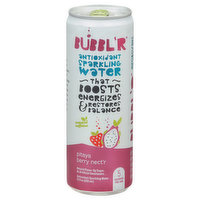 Bubbl'r Sparkling Water, Antioxidant, Pitaya Berry Nect’r - 12 Fluid ounce 