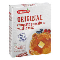 Brookshires Pancake & Waffle Mix, Complete, Original - 32 Ounce 