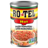 Ro-Tel Tomatoes, with Habaneros, Hot, Diced - 10 Ounce 