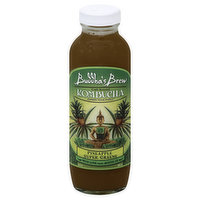 Buddhas Brew Kombucha, Pineapple Super Greens - 16 Ounce 