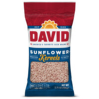 DAVID Seeds Salted and Roasted Sunflower Kernels, Keto Friendly Snack