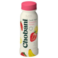 Chobani Yogurt Drink, Greek, Lowfat, Strawberry Banana - 7 Fluid ounce 