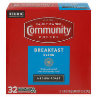Community Coffee, Breakfast Blend, Medium Roast, K-Cup Pods