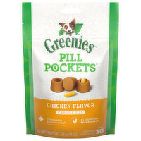 Greenies Treats for Dogs, Chicken Flavor, Capsule Size - 7.9 Ounce 