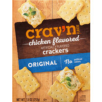 Crav'n Flavor Crackers, Chicken Flavored, Original