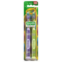GUM Toothbrushes, Crayola, Soft - 2 Each