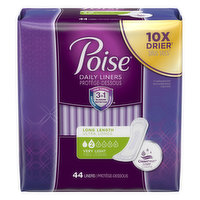 2 PACK POISE DAILY LINERS 3 IN 1 COMFORT LONG LENGTH 2 VERY LIGHT 44 TOTAL  88 36000193046