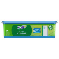 Swiffer Wet Mopping Cloths, Fresh Scent - 24 Each 